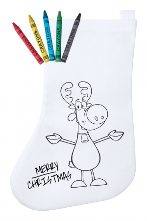Verslo dovanos Plicom (colouring Christmas stocking)