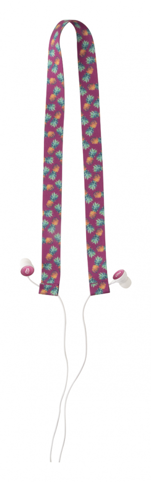 Verslo dovanos Subobass RPET (earphones lanyard)