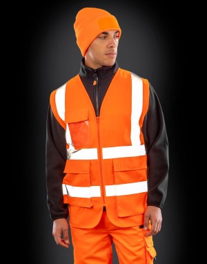 Drabužiai reklamai (Heavy Duty Polycotton Security Vest), Result Safe-Guard R477X