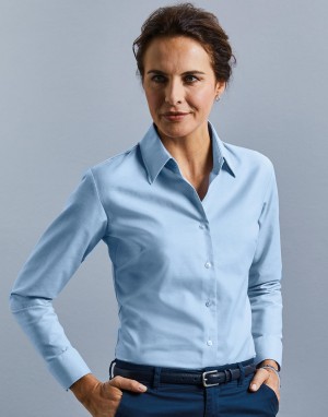 Classic Oxford Shirt. Moteriški marškiniai, Russell Collection 0R932F0