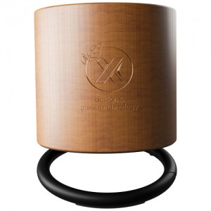 Reklaminė atributika: SCX.design S27 3W wooden ring speaker