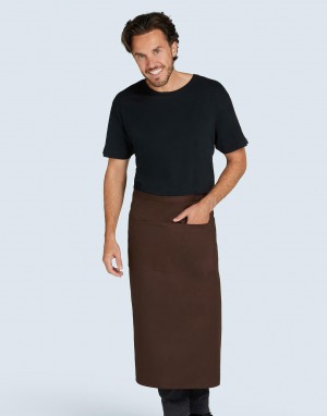 Drabužiai reklamai (ROME - Recycled Bistro Apron with Pocket), SG Accessories - BISTRO (Ex JASSZ Bistro) JG13P-REC