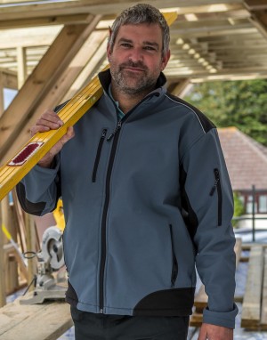 Vyriška minkšto paviršiaus striukė iš ripstopo, Result Work-Guard R124X