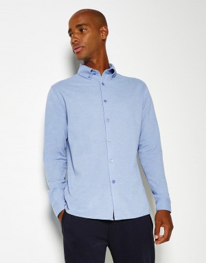 Drabužiai reklamai (Tailored Fit Superwash® 60º Pique Shirt), Kustom Kit KK143