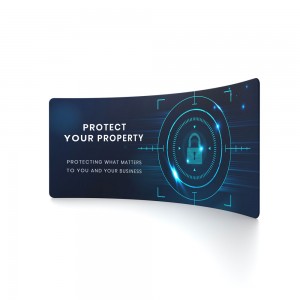 Užtrauktuko siena lenkta 500x230 cm