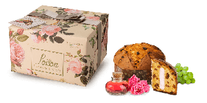 Kalėdinis pyragas PANETTONE ROSA iš Loison Frutta e Fiori kolekcijos, 1000 g