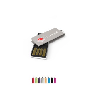 USB atmintinė „Micro Twist“, 8 GB Basic 32 x 12 x 6 mm