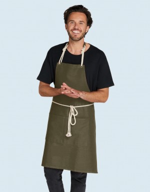 Drabužiai reklamai (CORSICA - Cord Bib Apron with Pocket), SG Accessories - BISTRO (Ex JASSZ Bistro) JG15P-CA-Bib