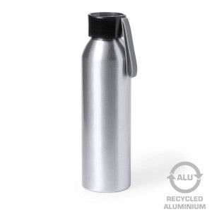 Reklaminė atributika su logotipu (Recycled aluminium sports bottle 650 ml)