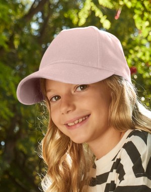 Drabužiai reklamai (Junior Organic Cotton 5 Panel Cap), Beechfield B63NB
