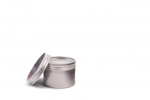 Apvali aliuminio dėžutė 80 ml, 60 x 45 mm 