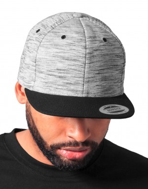 Drabužiai reklamai (Stripes Melange Crown Snapback), Flexfit 6089SC
