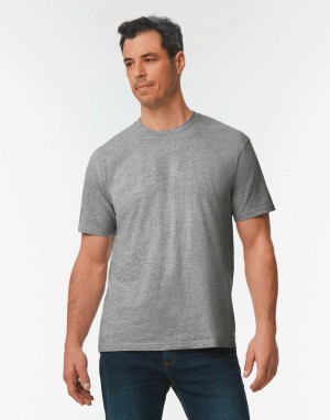 Drabužiai reklamai (Softstyle Midweight Adult T-Shirt), Gildan 65000