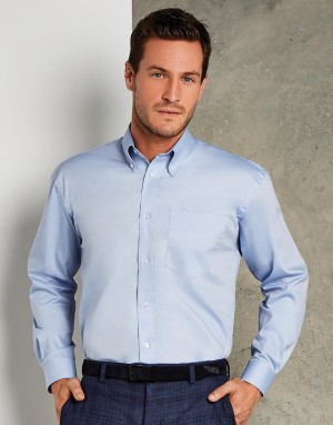 Classic Fit Premium Oxford Shirt. Vyriški marškiniai, Kustom Kit KK105