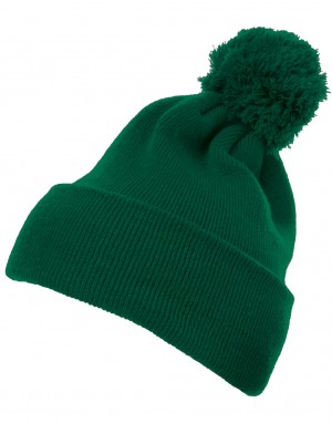 Drabužiai reklamai (Cuffed Pom Pom Knit Beanie), Flexfit 1501P