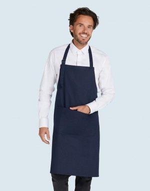 Drabužiai reklamai (LISBON - Cotton Heavyweight Bib Apron with Pocket), SG Accessories - BISTRO (Ex JASSZ Bistro) JG20P