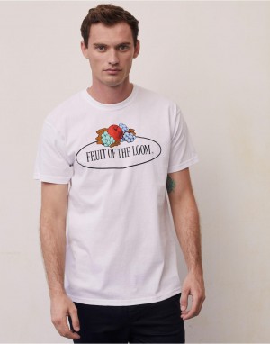 Drabužiai reklamai (Vintage T Large Logo Print), Fruit of the Loom Vintage Collection 011430A