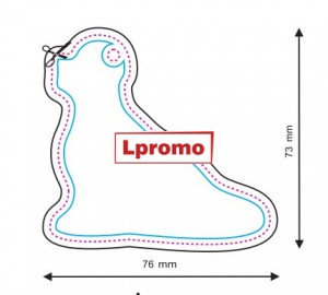 Automobiliniai kvapai su logo, ruonis