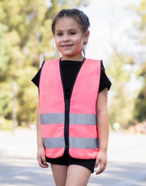 Drabužiai reklamai (Signal Zipper Vest for Kids 