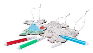 Verslo dovanos Bancax (colouring christmas tree ornament set)