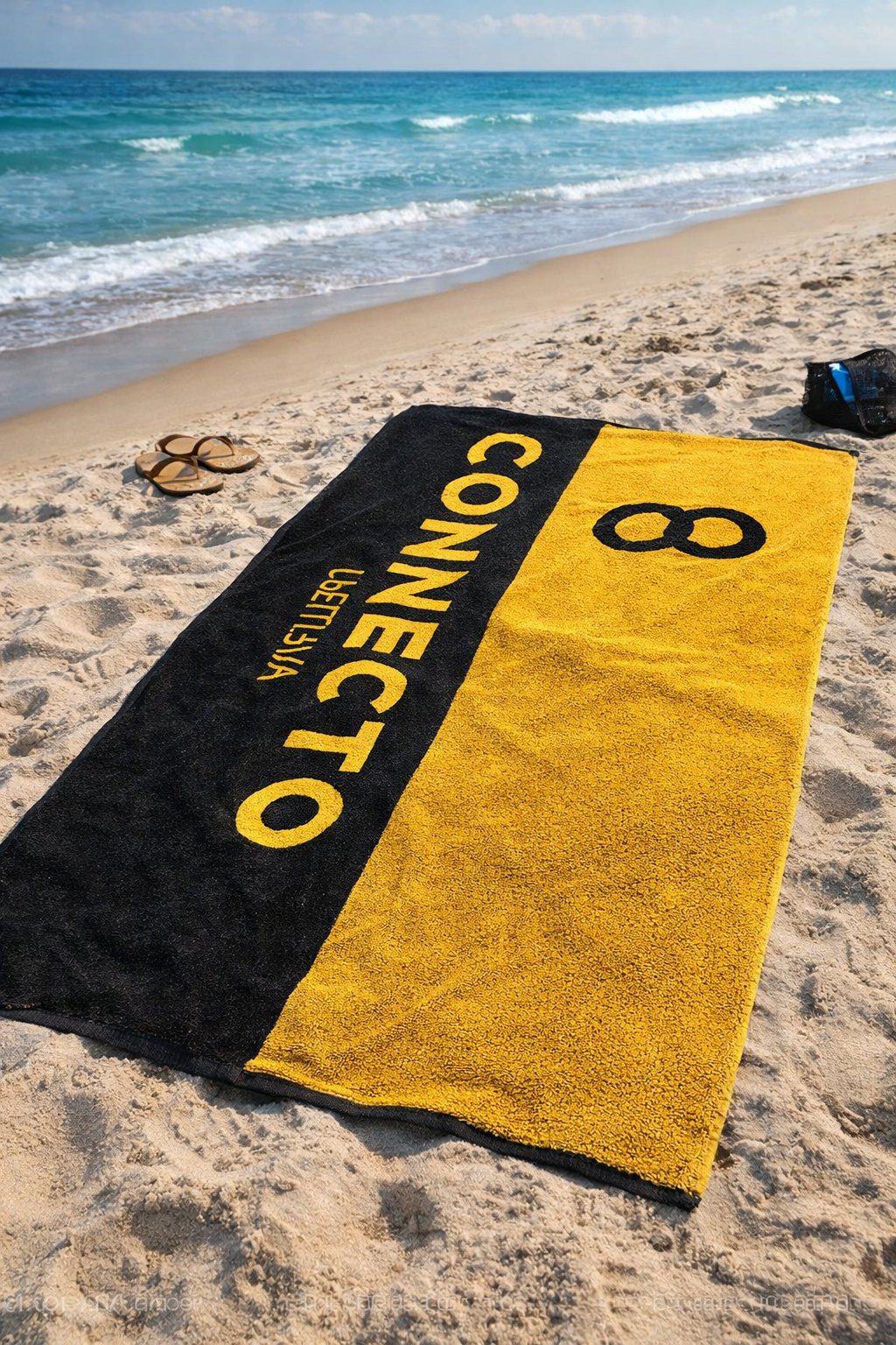 Austas dvipusis paplūdimio rankšluostis